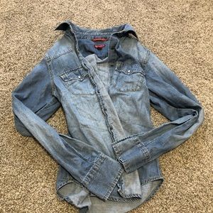 Blue jean button down